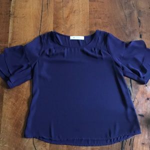Purple impeccable pig blouse